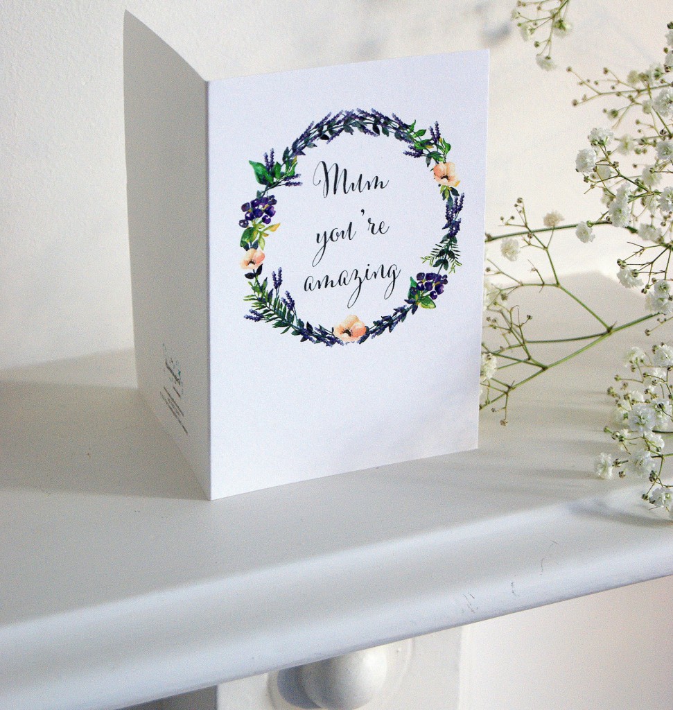garland mother's day card