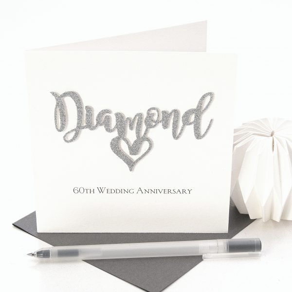 diamond anniversary card