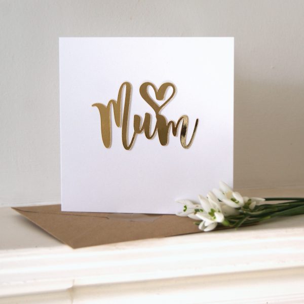heart mum mothers day card