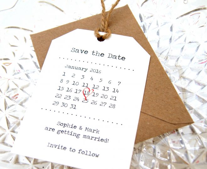 RETRO LUGGAGE TAGS SAVE THE DATE THUMB NAIL