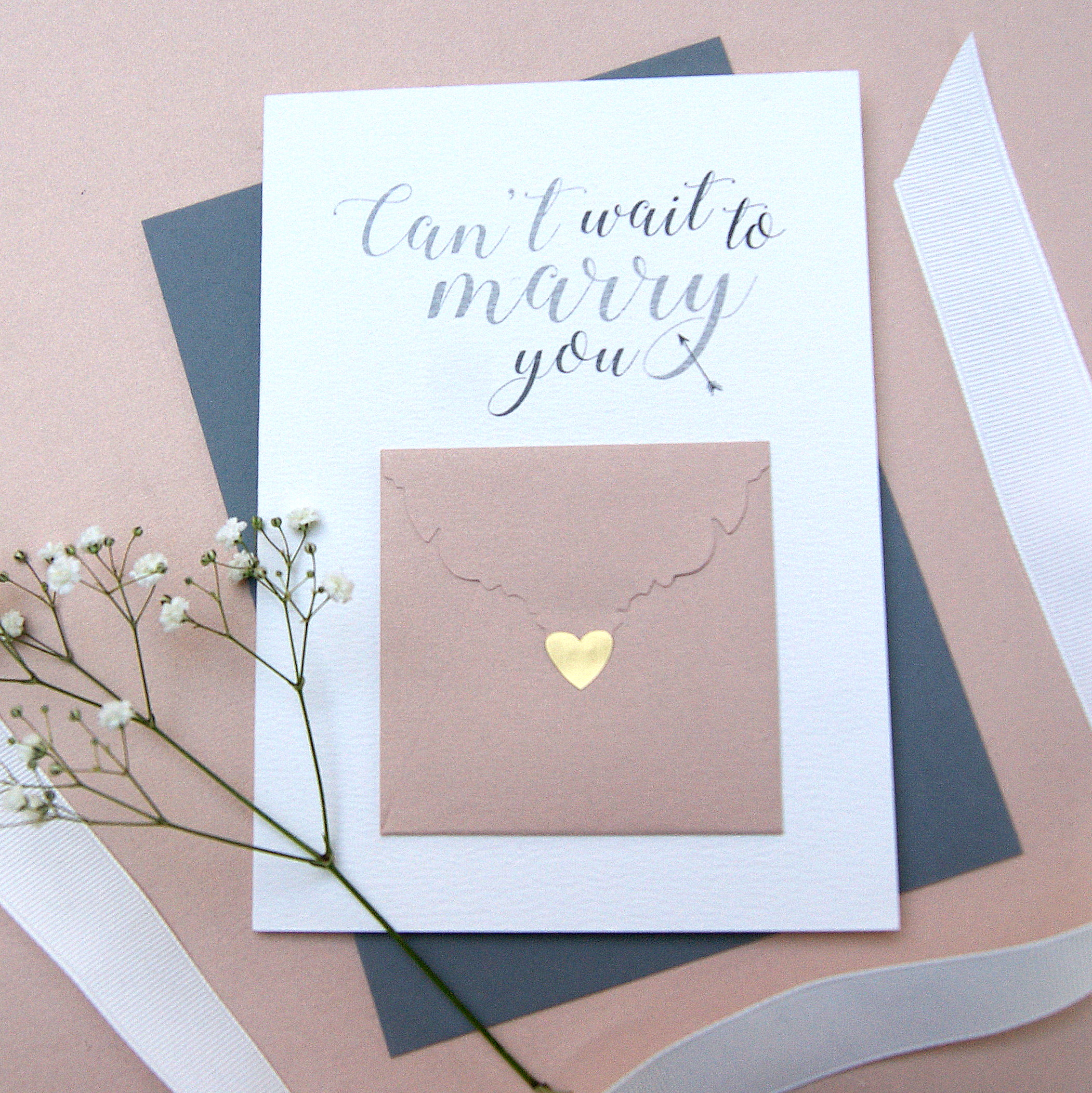I Cant Wait To Marry You Wedding Card