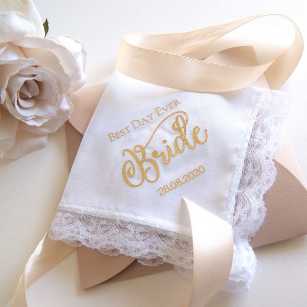bride handkerchief