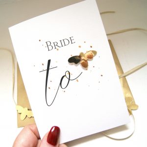Bride To Be Bee Card