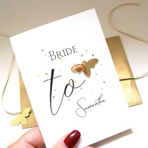 Bride To Be Bee Card