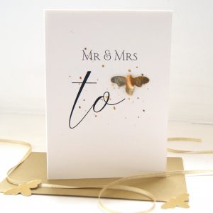 Mr And Mrs To Be Bee Wedding Card