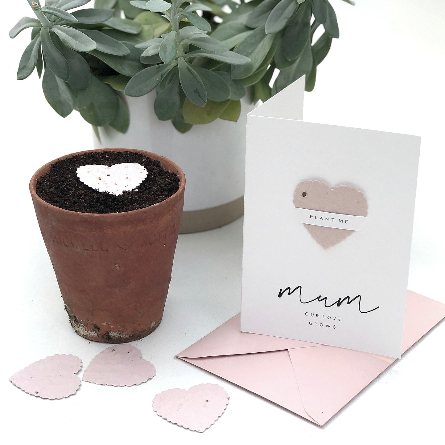 Personalised Let Love Grow Seed Paper Card