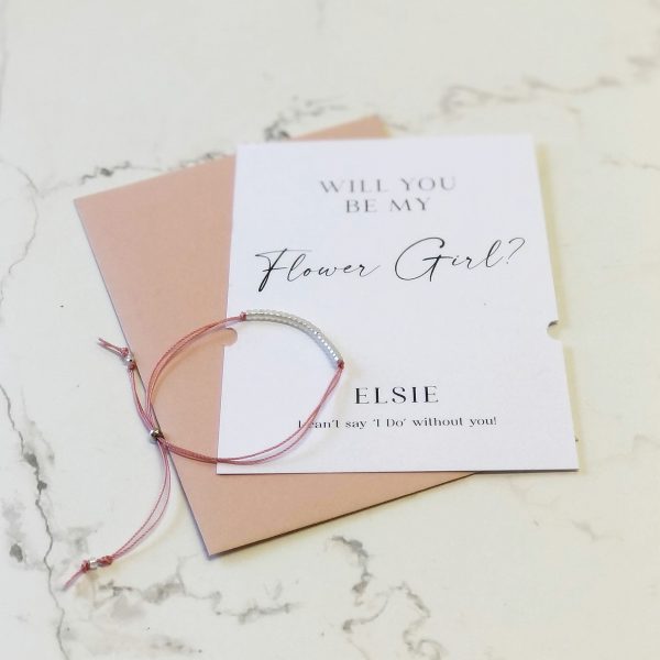 Will You Be My Bridesmaid Friendship Bracelet Card
