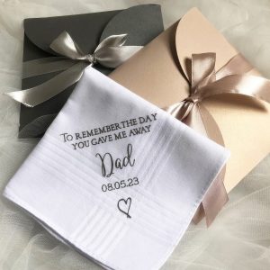 To Remember The Day Wedding Hanky