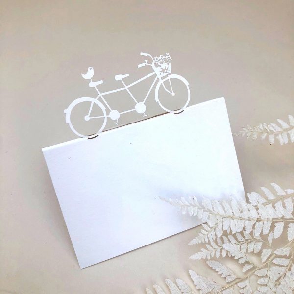 BICYCLE MADE FOR TWO PLACE CARDS