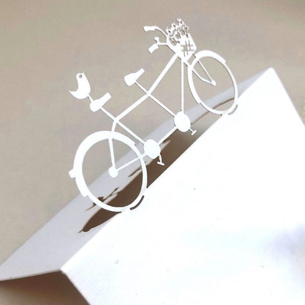 BICYCLE MADE FOR TWO PLACE CARDS